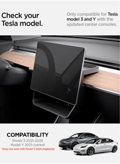 Spigen Under Screen Storage Organizer for Tesla Model 3 (2021 to 2023) and Model Y (2021 to 2024) [NOT Compatible with Model 3 2024]  - Image 3