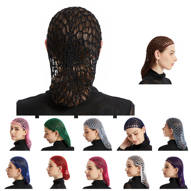 Ladies Handmade Crocheted Faux Silk Long Cap Tc313 Sale - Image 2