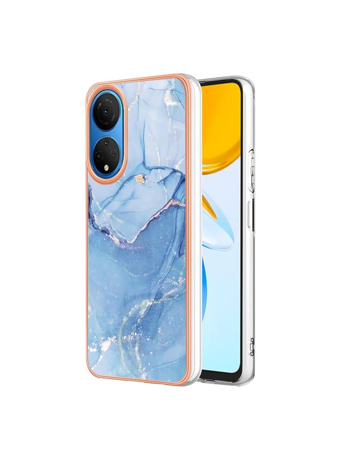 Green Tiger Case For Honor X7 Electroplating Marble Dual-side IMD Phone Case - Image 1