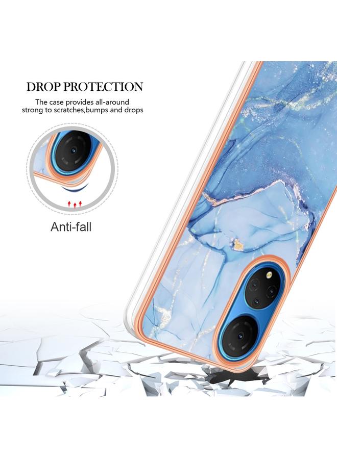 Green Tiger Case For Honor X7 Electroplating Marble Dual-side IMD Phone Case - Image 5