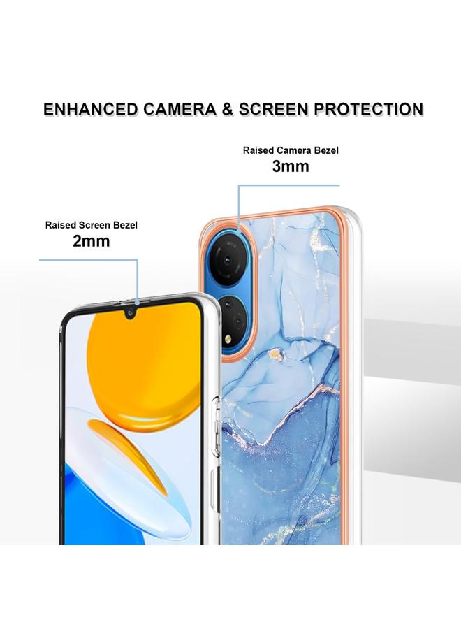 Green Tiger Case For Honor X7 Electroplating Marble Dual-side IMD Phone Case - Image 4