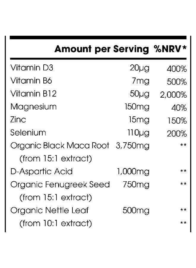 ALPHA01 Testosterone Complex 1000 mg – Supports Healthy Testosterone Levels, Muscle Strength & Vitality, Made in UK, 180 Capsules - Image 2