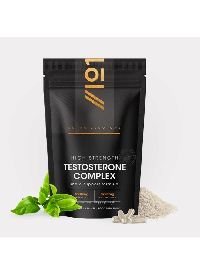 ALPHA01 Testosterone Complex 1000 mg – Supports Healthy Testosterone Levels, Muscle Strength & Vitality, Made in UK, 180 Capsules - Image 5