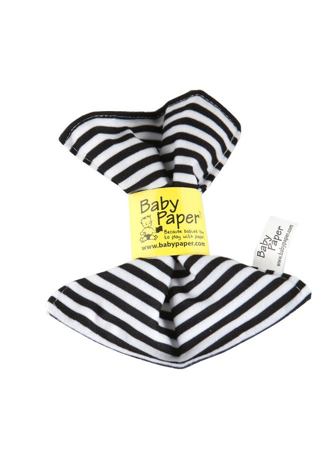 Baby Paper Aby Paper Crinkle Teether And Sensory Toy For Babies And Infants ; Black And White Stripes ; Nontoxic Washable ; Great For Baby Showers - Image 2