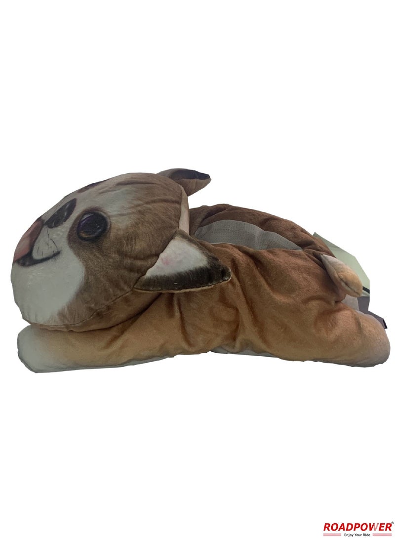 RoadPower Car Tissue Box Holder Hangable Multifunction Cute Cartoon Dog For Facial Tissue And Other Napkin Papers Personality Interesting Net 2 Pack  - Image 2