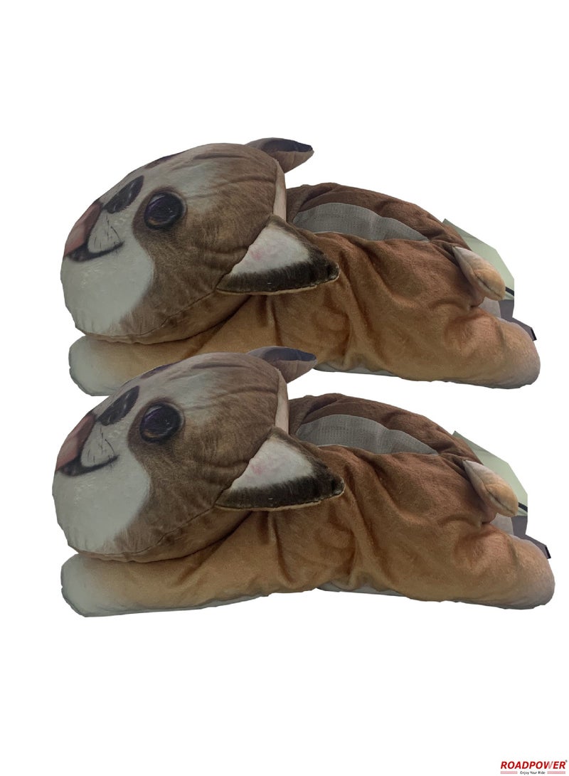 RoadPower Car Tissue Box Holder Hangable Multifunction Cute Cartoon Dog For Facial Tissue And Other Napkin Papers Personality Interesting Net 2 Pack  - Image 1