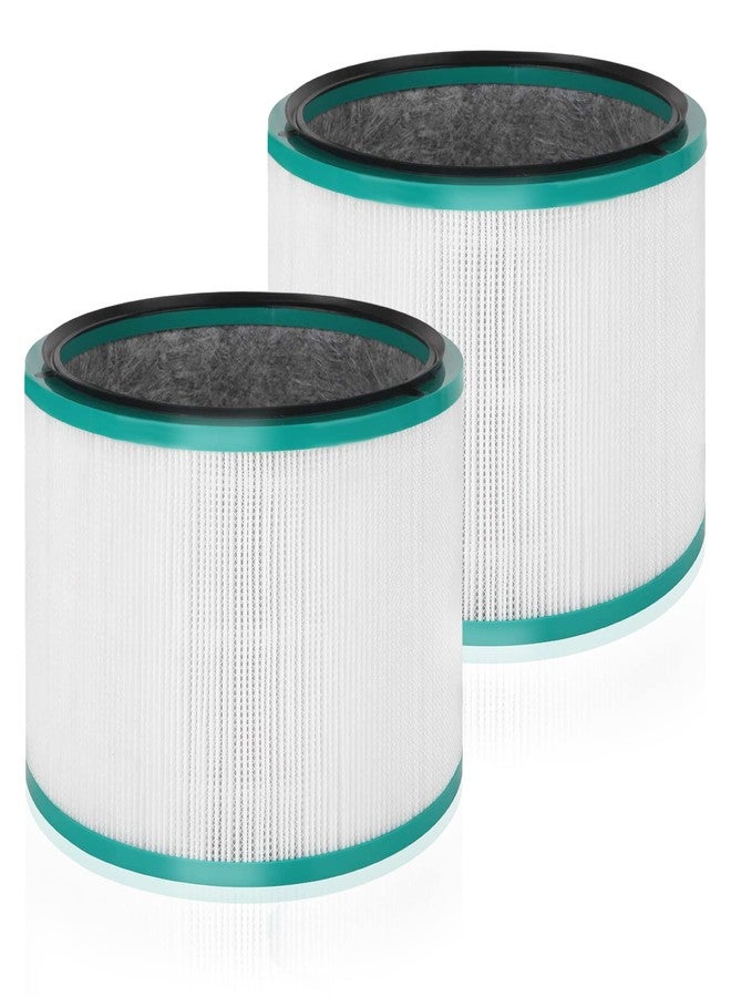 Funmit 2 Pack Air Purifier Filter Replacement for Dyson HP01 HP02 DP01 DP02 Desk Air Purifiers, Funmit 360° Combi Carbon Filter Fit for Dyson Pure Hot Cool Link Air Purifier, Part # 968125-03 - Image 1