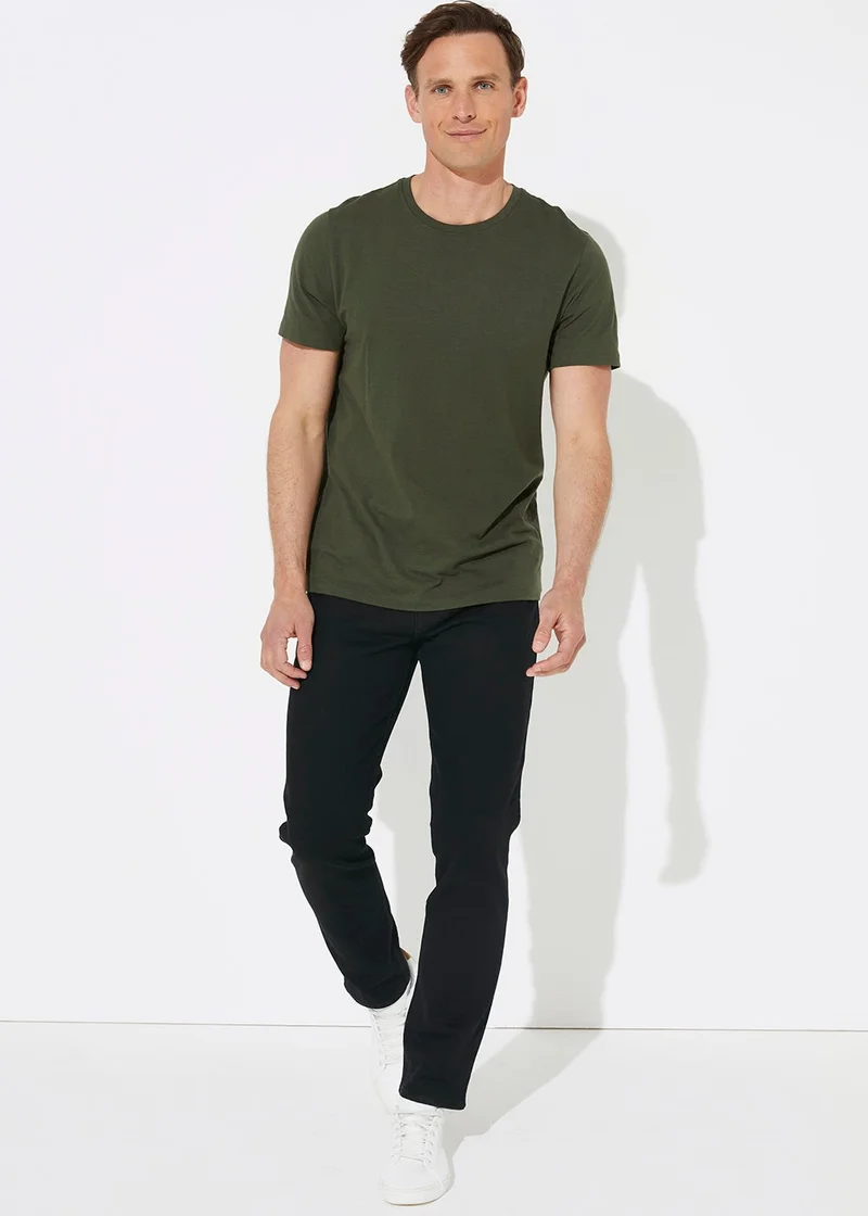 Matalan Black Stretch Slim Fit Jeans