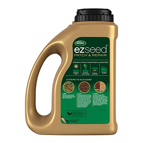 Scotts خليط إصلاح وزراعة عشب سنتيبيد من سكوتس EZ Seed ، عشب سنتيبيد وبذور سماد للبقع العارية والإصلاح ، ينمو في الحرارة الشديدة ، 3.75 رطل. - Image 2