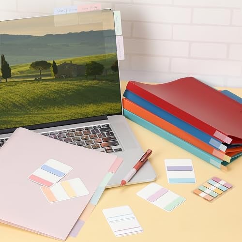 Mr. Pen Mr Pen Sticky Index Tabs 500 Pcs 21 Sets Pastel Writable Colored Pages Markers Labels for Reading Notes Books Binders Notebook Folders and Classify Files WaterResistant - Image 3