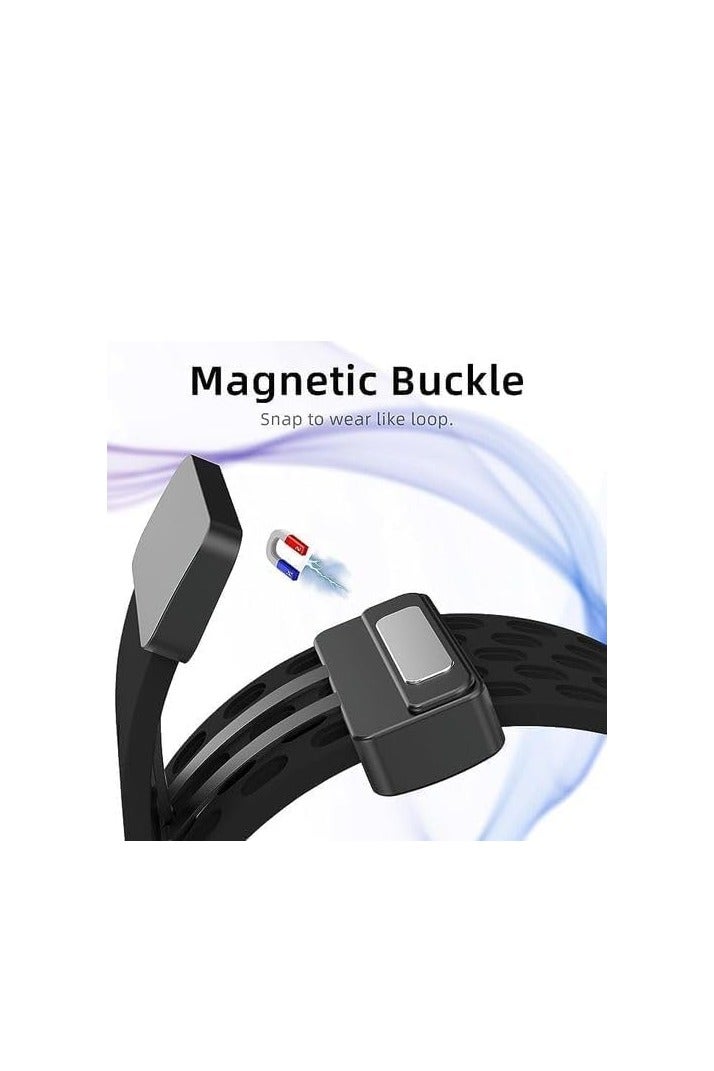 Strap Silicone Magnetic Clasp 20MM Band For Samsung Gear Sport/Watch 4/Watch 5/Watch 5 Pro/S2 classic/active 2 40mm 44mm/Amazfit GTS 3/4/4 Mini/Bip 3/GTS 2 mini/GTS 2e/Bip - Image 3