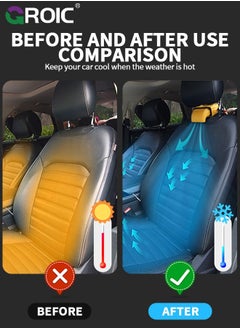 GROIC Car Fan, Seat Clip USB Fan for Car, Cooling Fan,3 Speeds Strong Air Fans Front Rear Passenger Portable SUV, RV, Vehicles  - Image 3