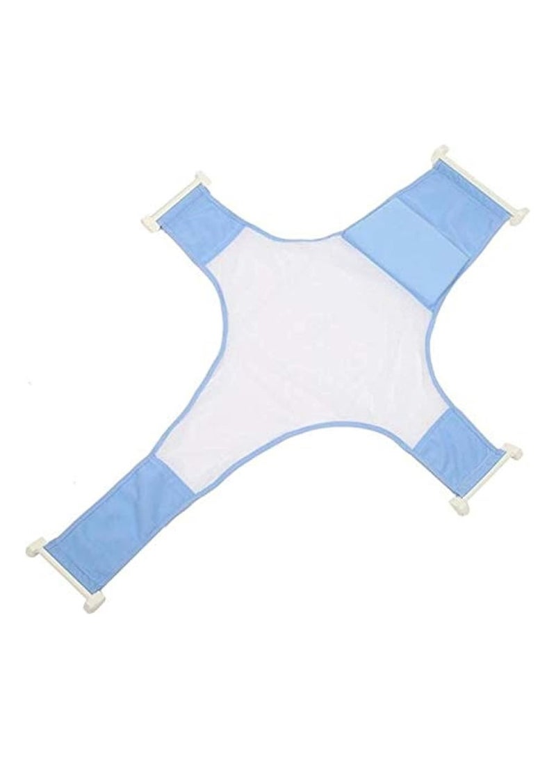 شبكة دعم مقعد حمام الطفل، مقعد حمام مريح قابل للتعديل غير قابل للانزلاق، وسادة مسند رأس ناعمة لحمام الطفل، شبكة شبكية مقاومة للانزلاق مريحة مع زاوية دعم السلامة لحديثي الولادة - Image 3