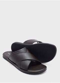 Robert Wood Cross Strap Casual Sandals  - Image 4