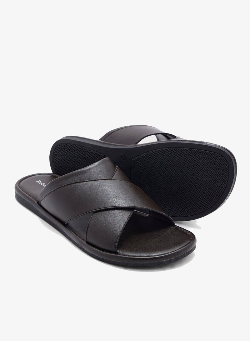 Robert Wood Cross Strap Casual Sandals - Image 4