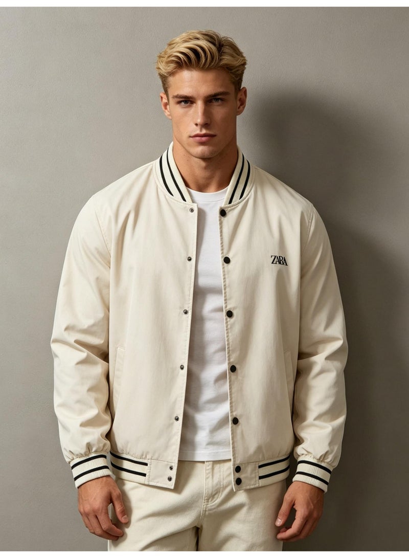 زارا ZARA men's and women's baseball uniform jackets - Image 2