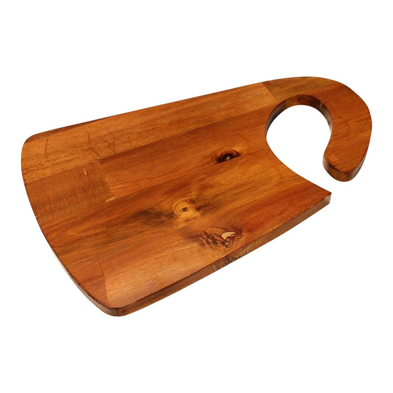 Puffin MultiPurpose Teak Wood Indian Walnut CuttingChoppingFoodGrade Vegetable Chopping Board - Image 2