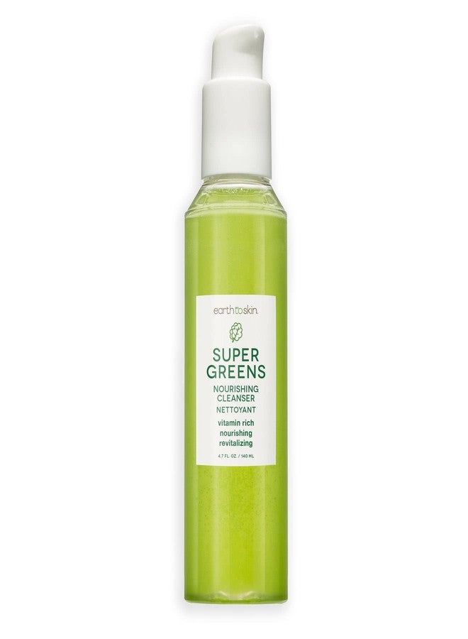 Earth To Skin Super Greens Nourishing Face Cleanser, Vitamin Enriched, Daily Face Wash for All Skin Types (4.7 Fl Oz) - Image 1