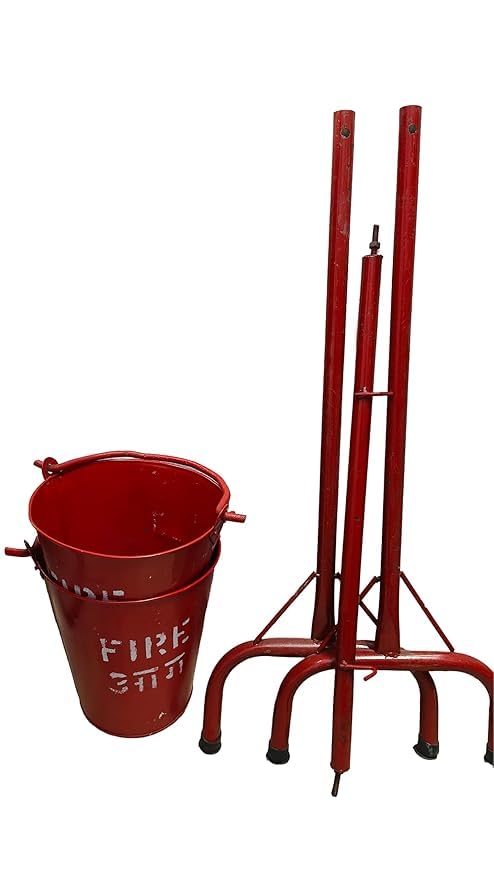 SENSE SAFETY SENSE SAFETY Fire Bucket Stand with Bucket Including - Image 2
