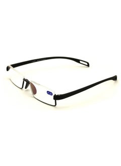 V.W.E. Featherweight Slim Half Rim Memory Flex Reading Glasses With Antireflective Ar Coating (Black 2.50)  - Image 3
