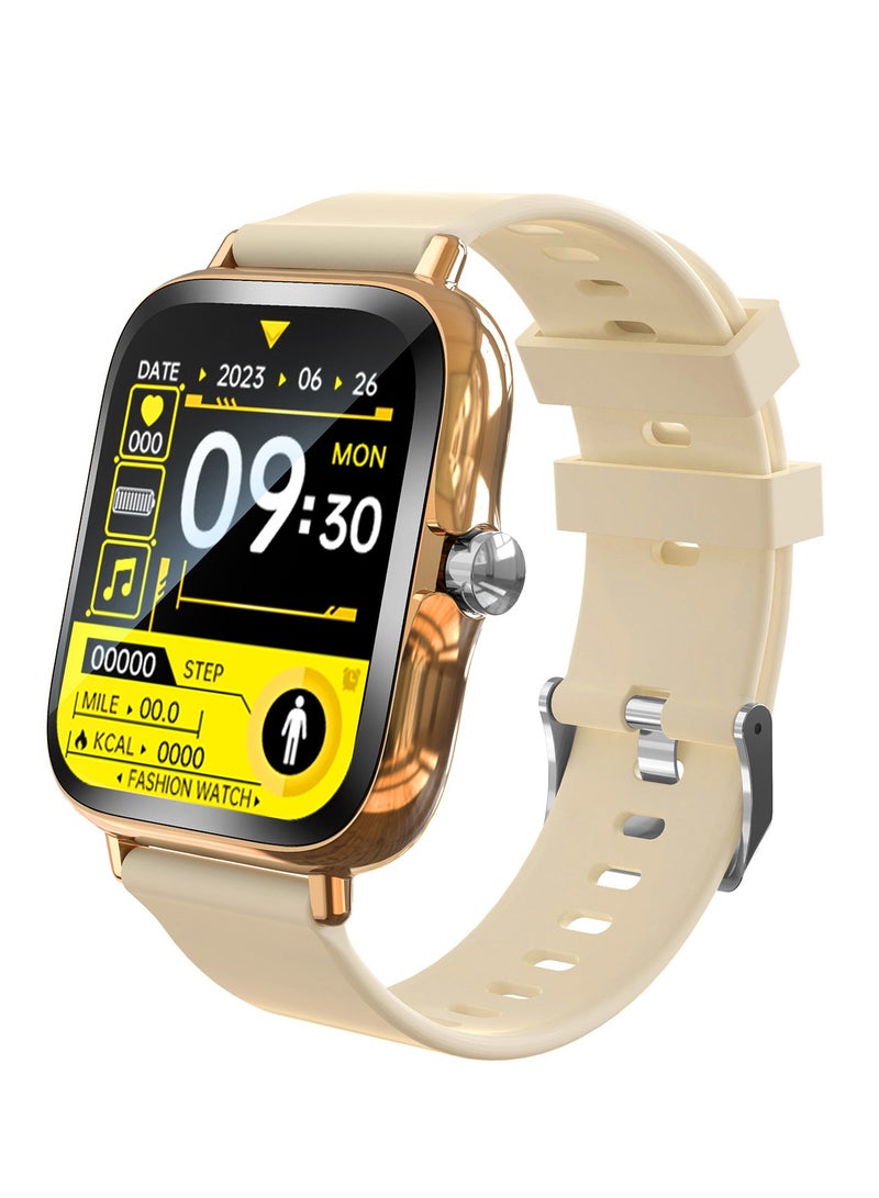 Smart Watch 1.7 Inches HD Full Touch Screen With Waterproof Bluetooth Calling With Heart Rate Monitor Sport Digital Smartwatch For Women Men Fitness Tracker Sleep Monitor Pedometer - Image 1