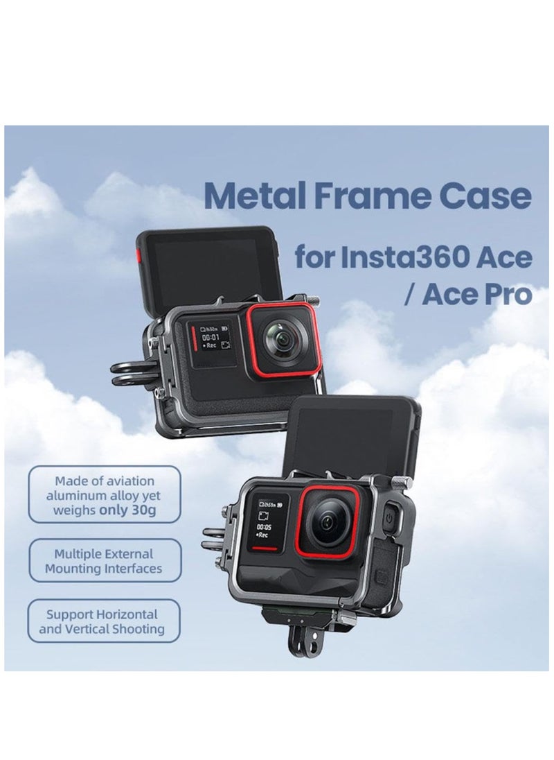 Generic - Insta360 Ace/Ace Pro Metal Protective Cage Aluminum Frame Cage For Insta360 Ace/Ace Pro/Lens Protective Cover - Image 1