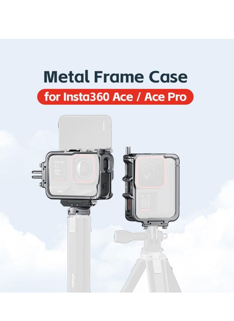 Generic - Insta360 Ace/Ace Pro Metal Protective Cage Aluminum Frame Cage For Insta360 Ace/Ace Pro/Lens Protective Cover - Image 1