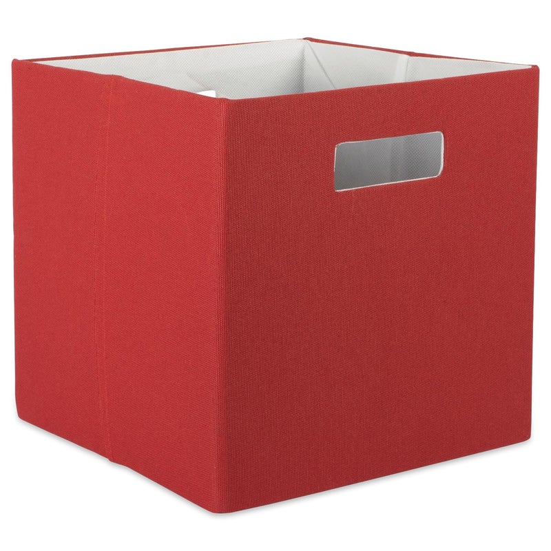 DII PolyCube Storage Collection Hard Sided Collapsible Solid Large Rust