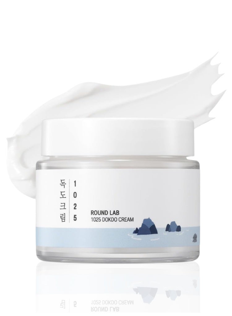 Round Lab 1025 Dokdo Cream 80ml for Deep Hydration, Skin Barrier Care & Smooth Korean Skincare Glow - Image 1