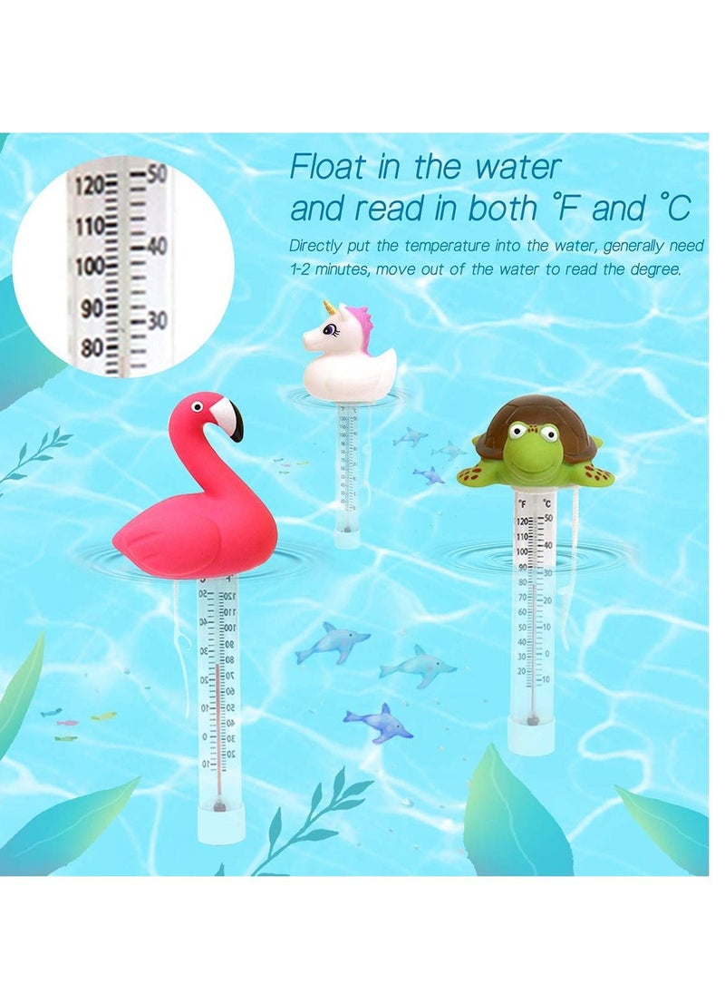 Blufree Pool Thermometer Floating Shatter Resistant Indoor Outdoor Thermometer Pond Water Thermometer for Swimming Pools Spas Hot Tubs Jacuzzis Aquariums Pond