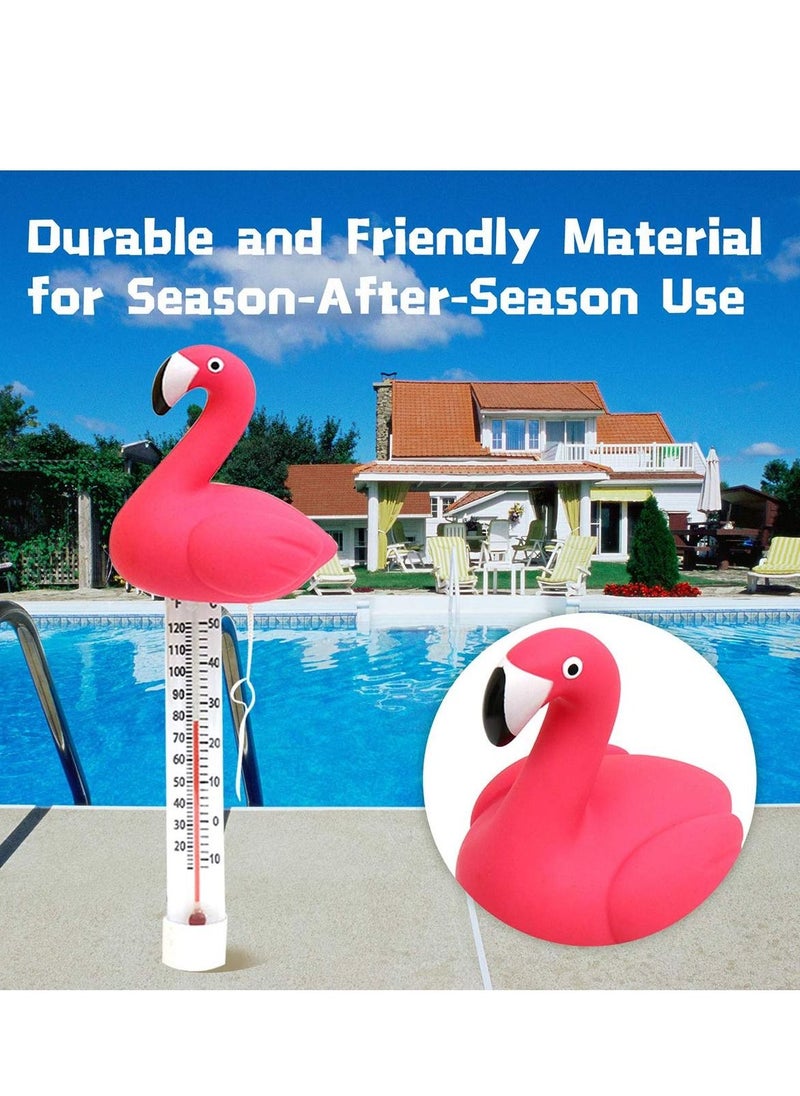 Blufree Pool Thermometer Floating Shatter Resistant Indoor Outdoor Thermometer Pond Water Thermometer for Swimming Pools Spas Hot Tubs Jacuzzis Aquariums Pond
