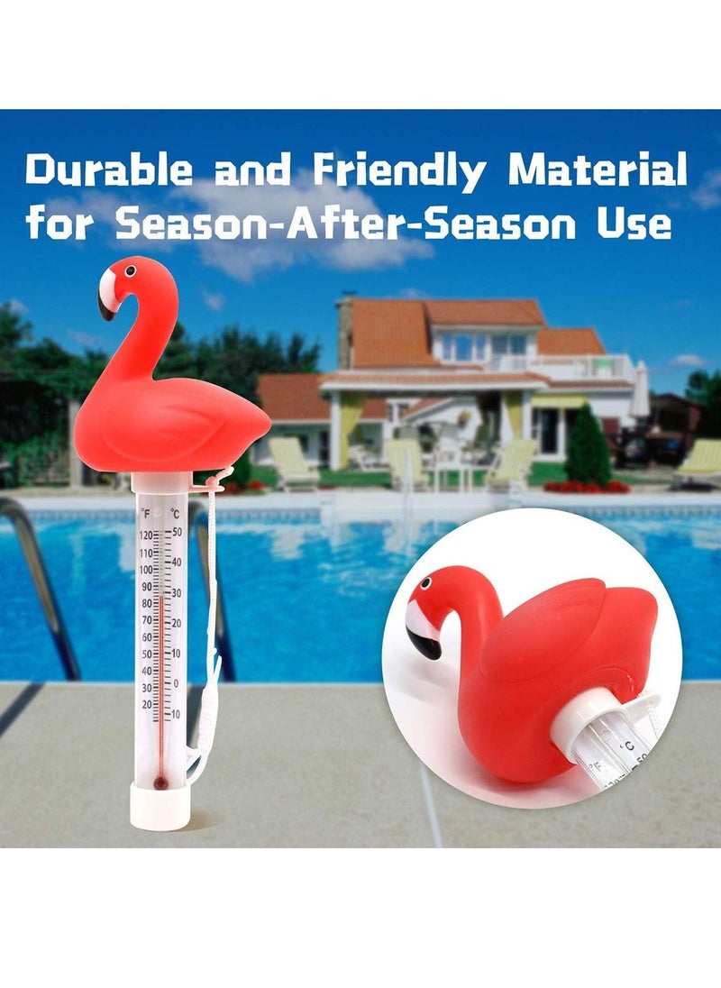Blufree Pool Thermometer Floating Shatter Resistant Indoor Outdoor Thermometer Pond Water Thermometer for Swimming Pools Spas Hot Tubs Jacuzzis Aquariums Pond