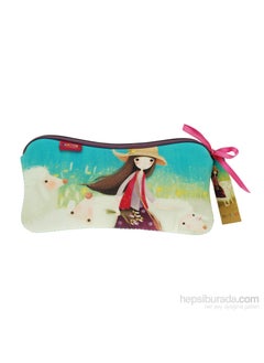 Santoro Wood Sand Neoprene Makeup Bag-Butterc 271Kk03  - Image 1
