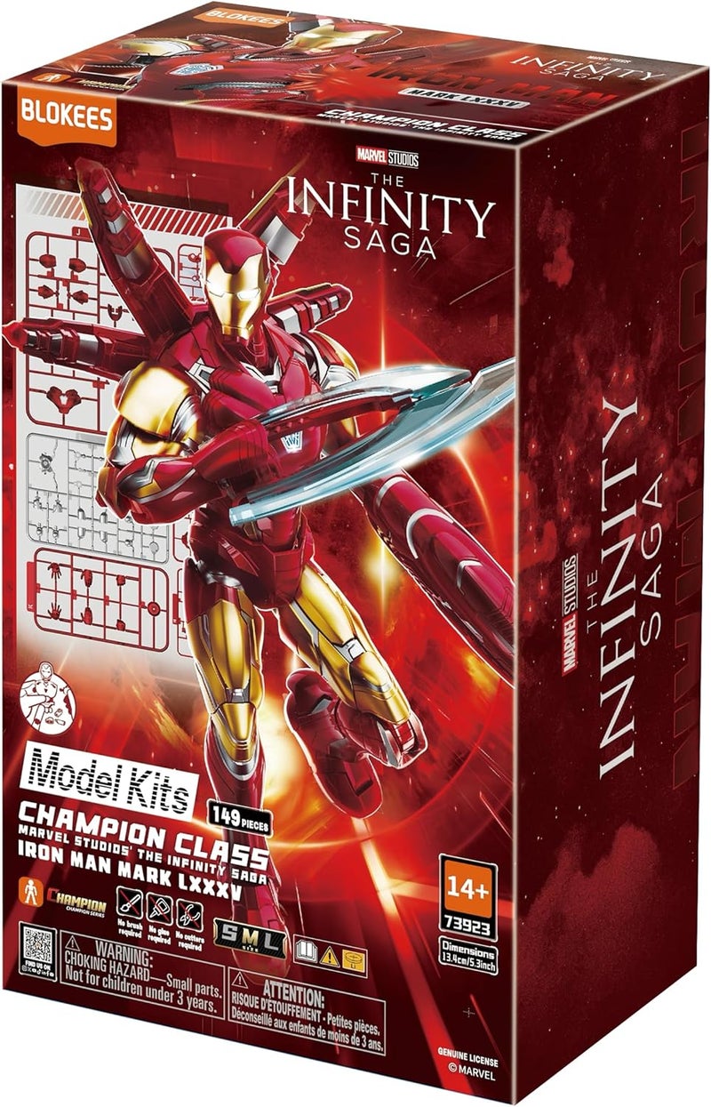 BLOKEES Marvel Infinity Saga Champion Class: Ironman Mark LXXXV 73923 - Image 2