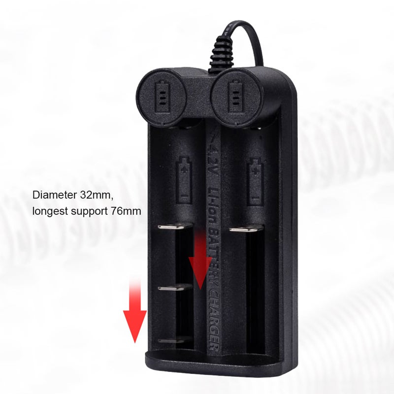 YONII C2 Battery Charger Universal Smart Charger 18650 Charger 3.7V for Rechargeable Batteries Li-ion 18650 26650 21700 20700 - Image 4