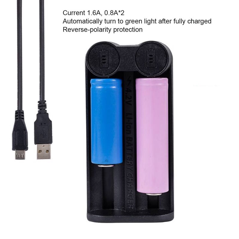 YONII C2 Battery Charger Universal Smart Charger 18650 Charger 3.7V for Rechargeable Batteries Li-ion 18650 26650 21700 20700 - Image 2