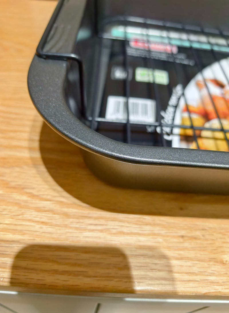 Laseta Roasting tray with grill rack,Roast chicken plate（54CM*40CM*3CM) - Image 4