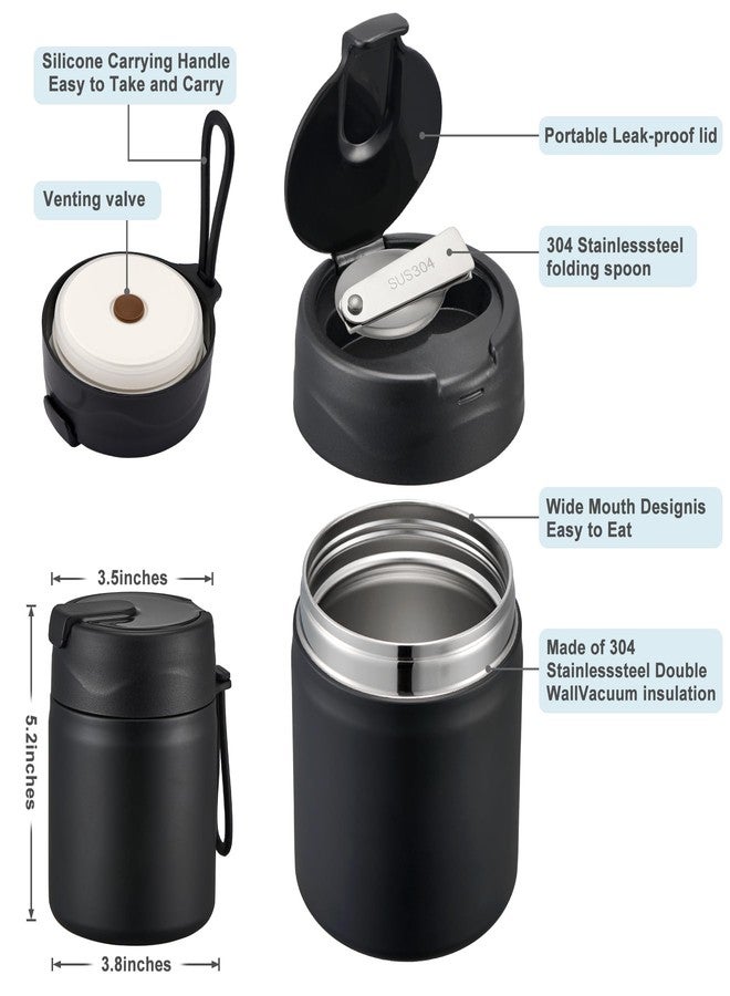 Howeemo 17oz Soup Thermo for Hot Food-Black - Image 2