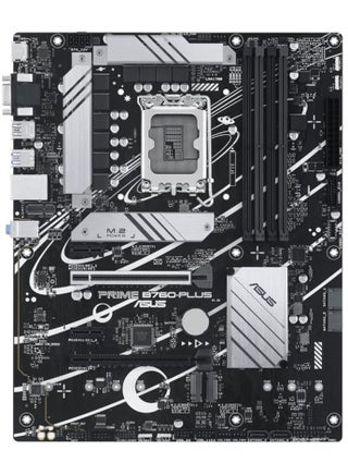 برايم B760-PLUS، لوحة أم Intel® B760 LGA 1700 ATX مع PCIe 5.0، ثلاثة فتحات PCIe 4.0 M.2، DDR5، Ethernet بسرعة 2.5Gb من Realtek، DisplayPort، VGA، HDMI | - view 2