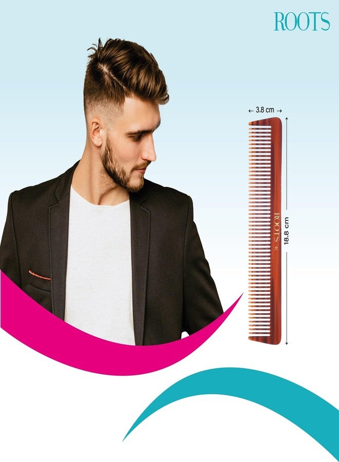 ROOTS Hair Comb 4C Cellulose acetate material - Image 5