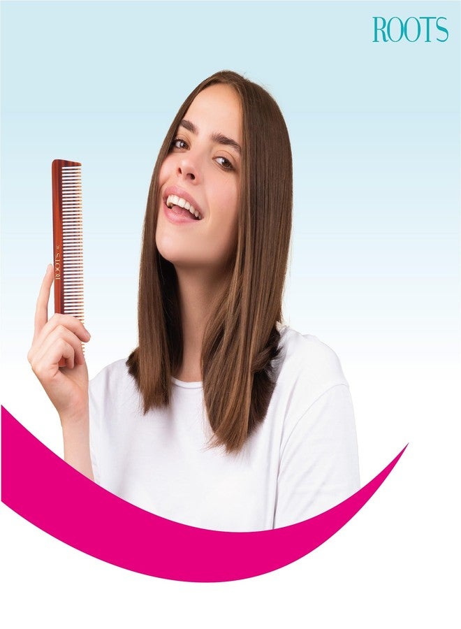 ROOTS Hair Comb 4C Cellulose acetate material - Image 4