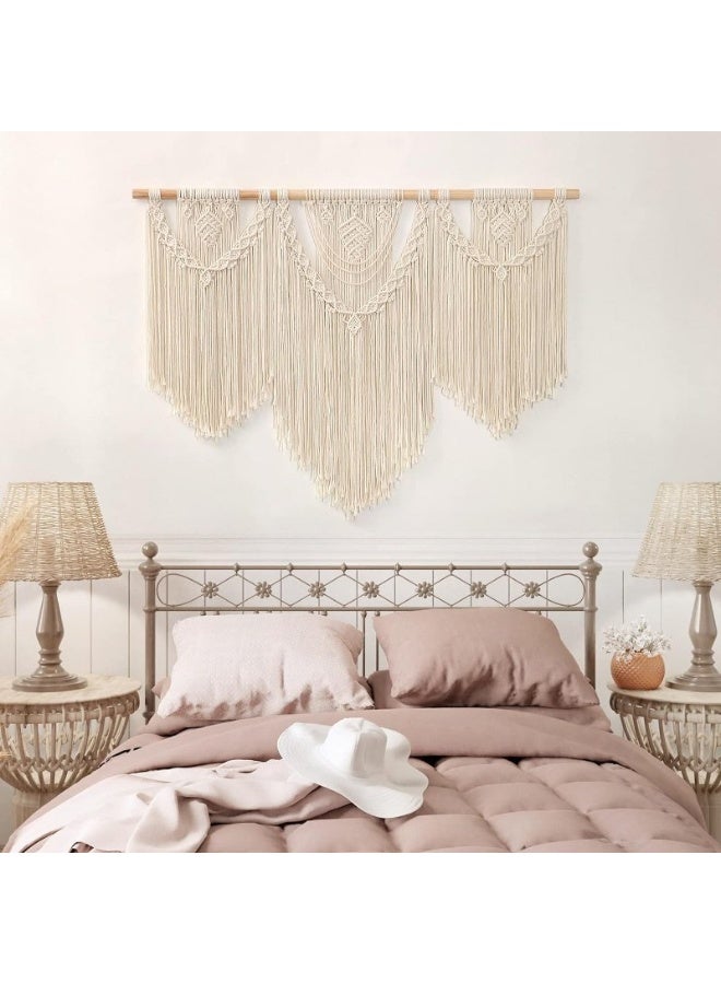 Home Gallery Dremisland Macrame Wall Hanging Large Boho Woven Handmade  - Image 1