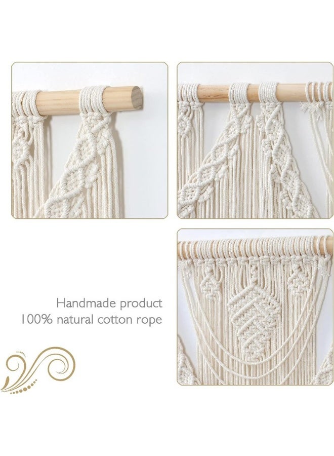 Home Gallery Dremisland Macrame Wall Hanging Large Boho Woven Handmade  - Image 4