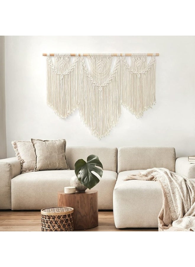 Home Gallery Dremisland Macrame Wall Hanging Large Boho Woven Handmade  - Image 2