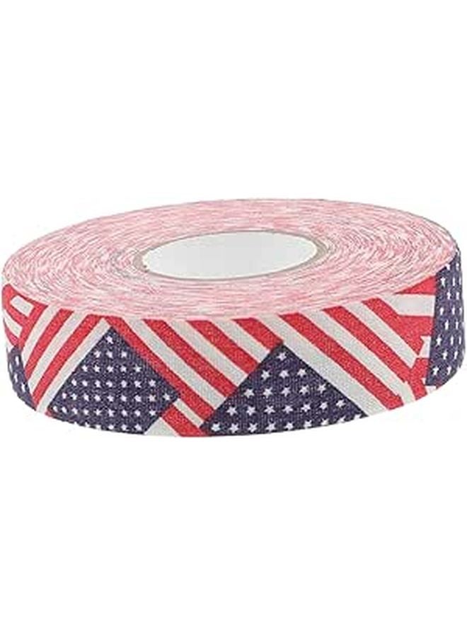 American Flag Hockey Grip Tape 1 Roll Moisture Absorbing Wear Resistant Enhances Performance - Image 1