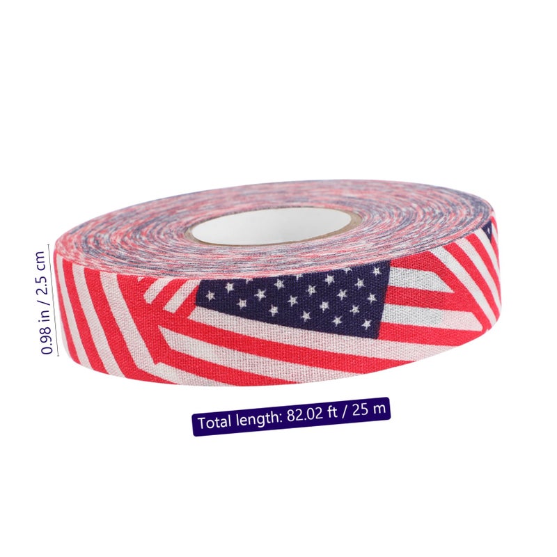 American Flag Hockey Grip Tape 1 Roll Moisture Absorbing Wear Resistant Enhances Performance - Image 3