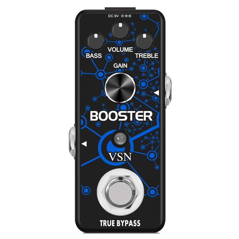VSN Guitar Booster Effect Pedal Clean Boost Effects Pedals For Electric Guitar Pure Clean Mini Boost Pedals True Bypass - Image 1