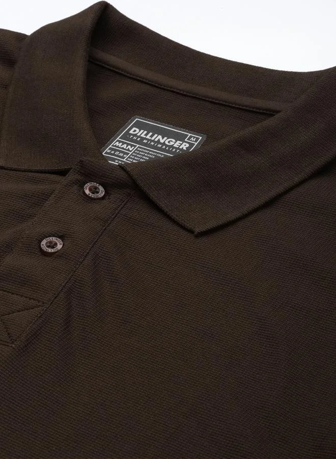 Dillinger Men Oversized Long Sleeve Polo