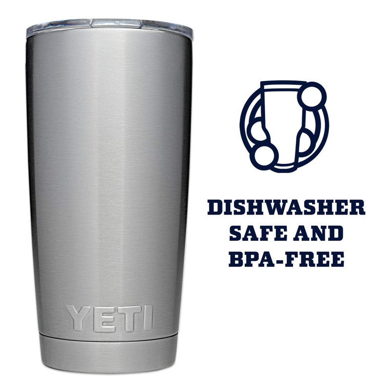 YETI Rambler 20 oz Tumbler, Stainless Steel, Vacuum Insulated with MagSlider Lid, Stainless - Image 5