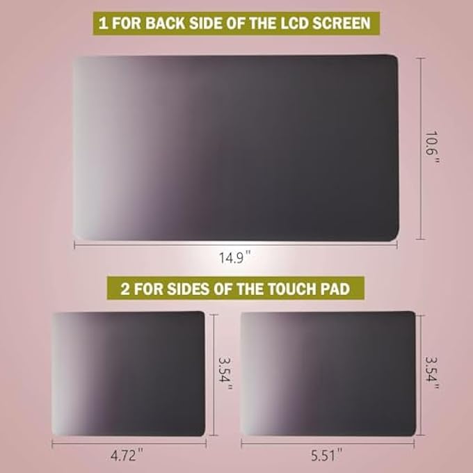 rayihni LAPTOP NOTEBOOK SKIN STICKER COVER DECAL FITS 12 13 13.3 14 15 15.4 15.6 INCH LAPTOP PROTECTOR NOTEBOOK PC | EASY TO APPLY, REMOVE AND CHANGE STYLES (NEK-33) - Image 3